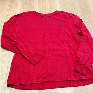 Polo Ralph Lauren Red Long Sleeve Tee